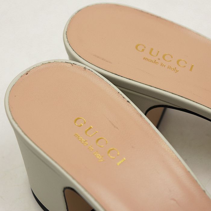未使用】GUCCI グッチ サンダル サイズ 37 レディース GGインター