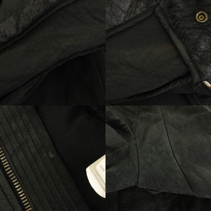リックオウエンス Rick Owens レザージャケット ライダース シングル