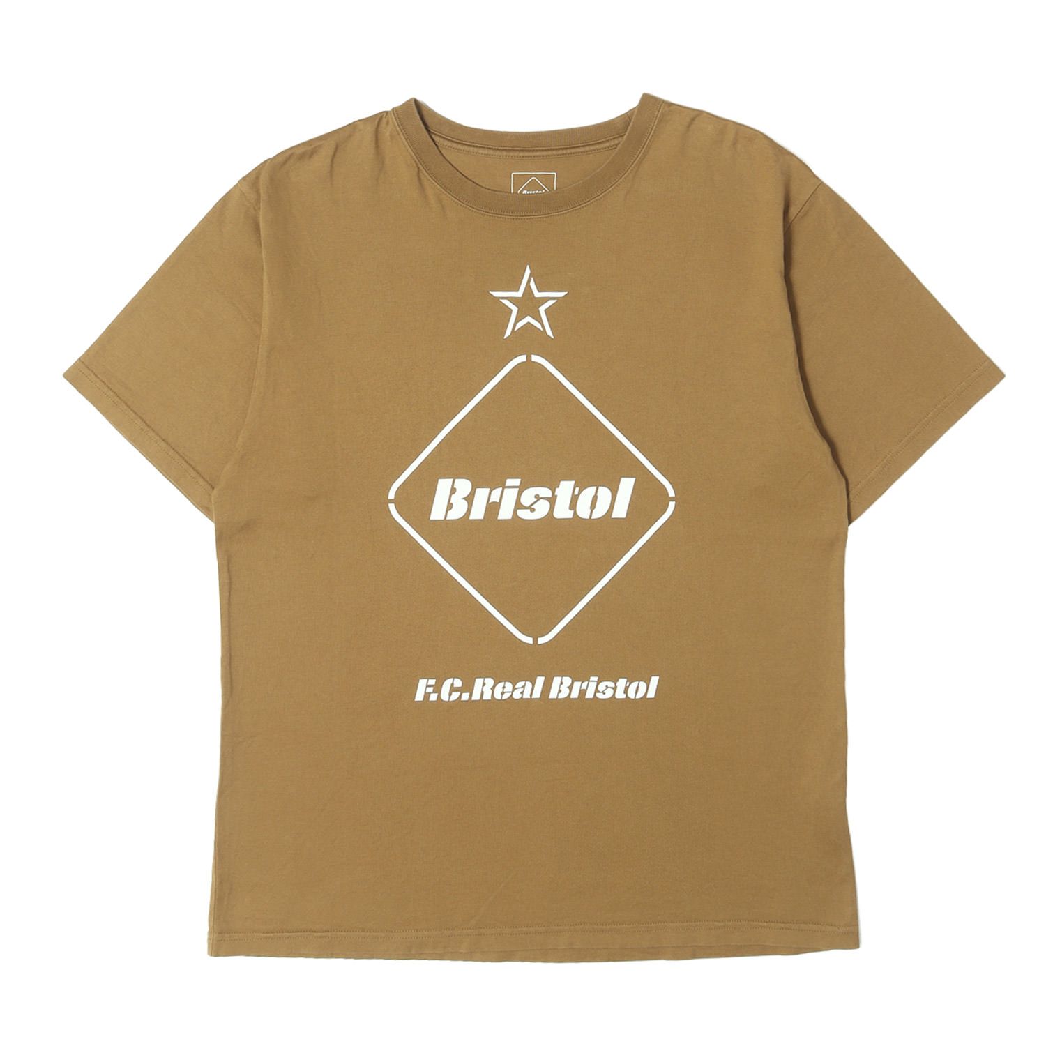 FCRB Tシャツ　サイズXL 美品 美品】F.C.Real Bristol エフシーレアルブリストル Tシャツ カーキ