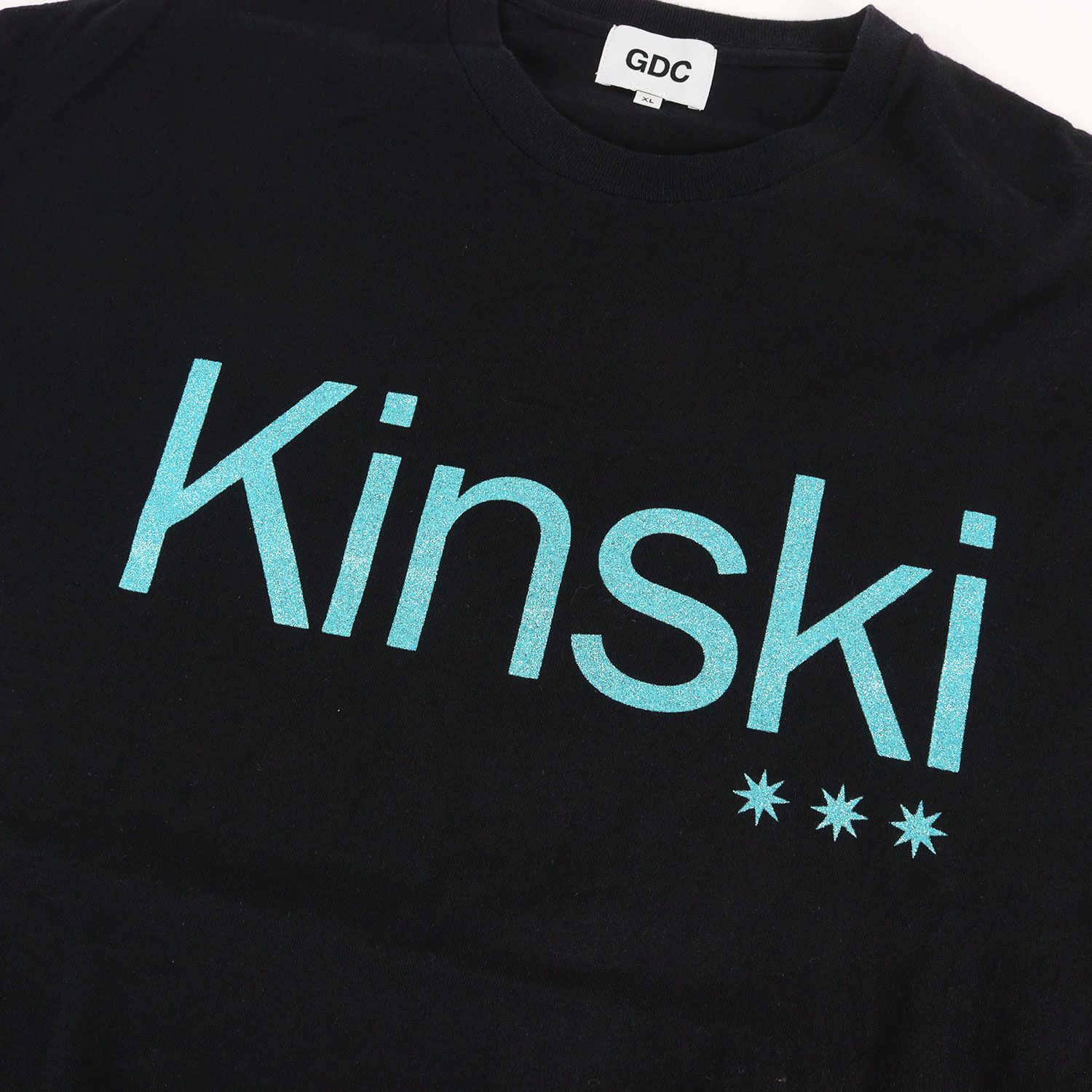 Mサイズ gdc kinski Tシャツ 黒 亀梨 GDC ジーディーシー Tシャツ ブラック 黒 サイズ:XL | 25SS 復刻モデル
