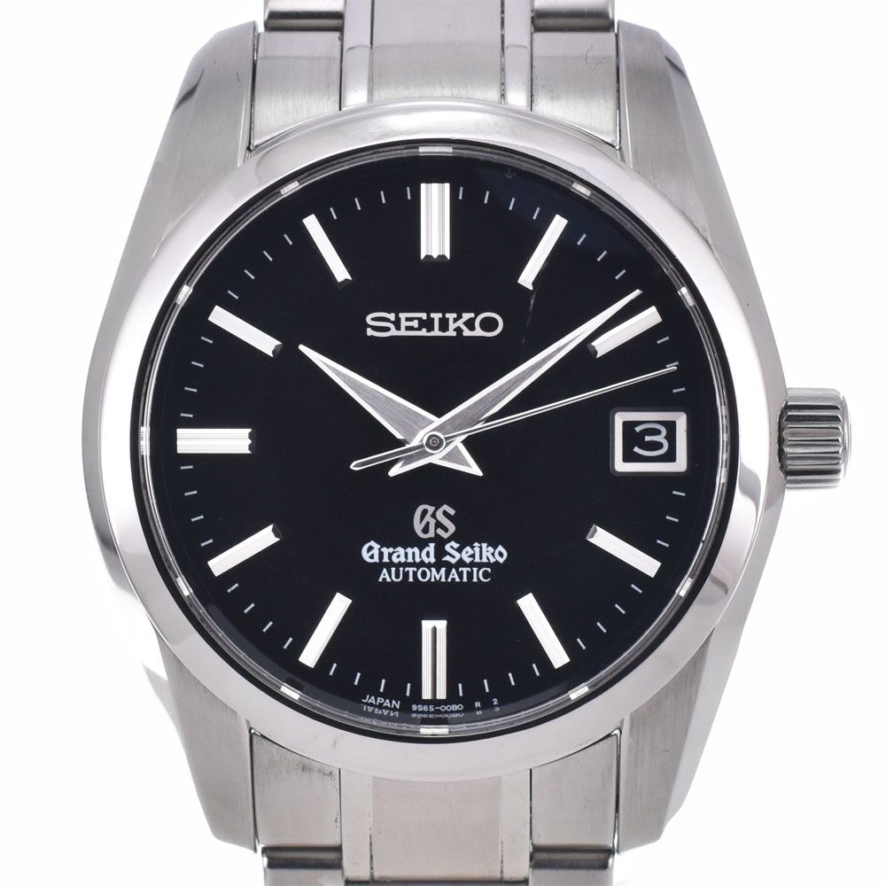 セイコー SEIKO SBGR053/9S65-00B0 グランドセイコー デイト ブラック 自動巻き メンズ 内箱付き 腕時計 R#148892