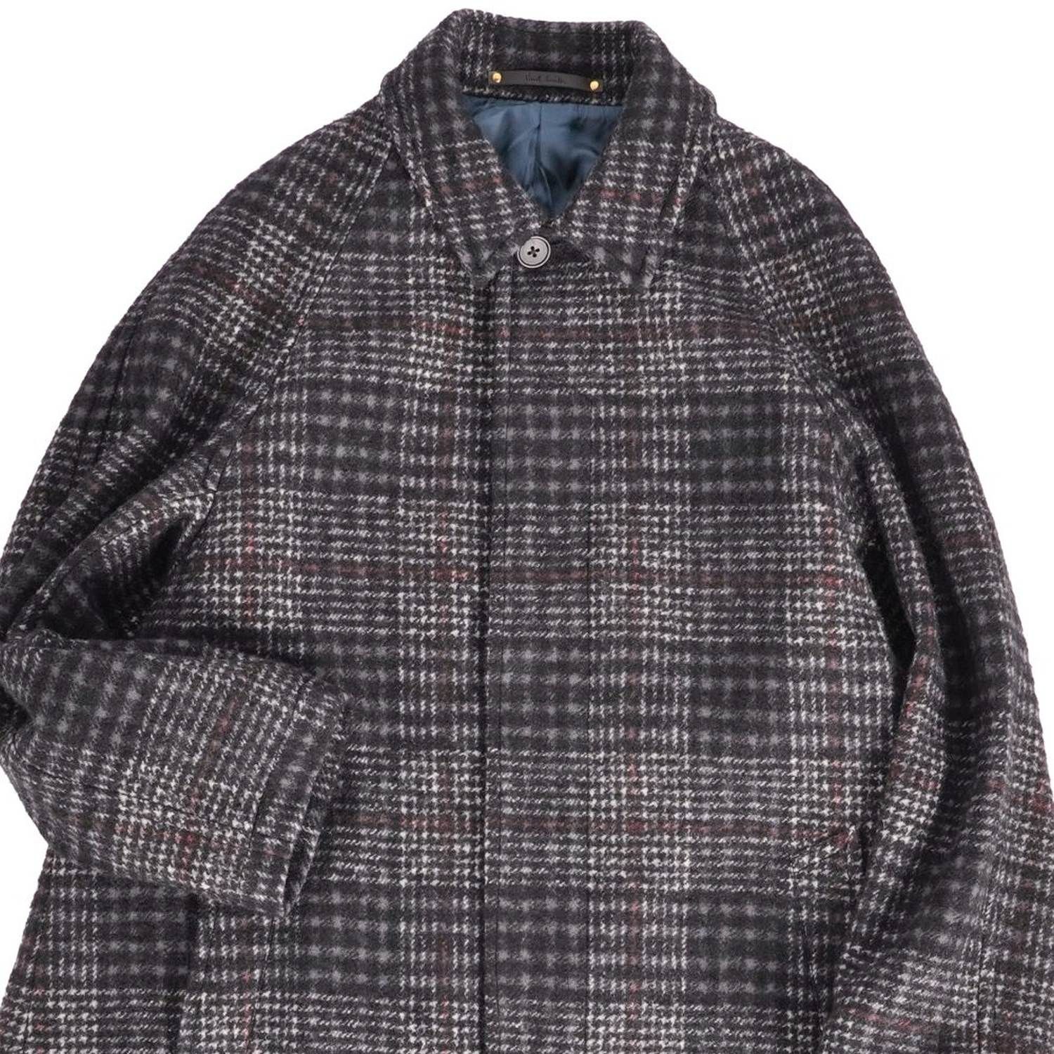 美品 ポール スミス Paul Smith コート ステンカラーコート バルマカ