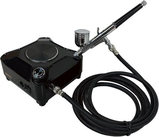 エアテックス(Airtex) エアブラシワークセット メテオ2 (コンプレッサー&エアブラシセット) エアレバ仕様 ホビー用ツール APC030-M