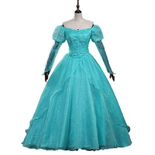 【ラベンダー】 人魚姫 ARIEL ワンピース リトル・マーメイド アリエル プリンセスドレス ハロウィン 文化祭 コスチューム コスプレ衣装 コスプ