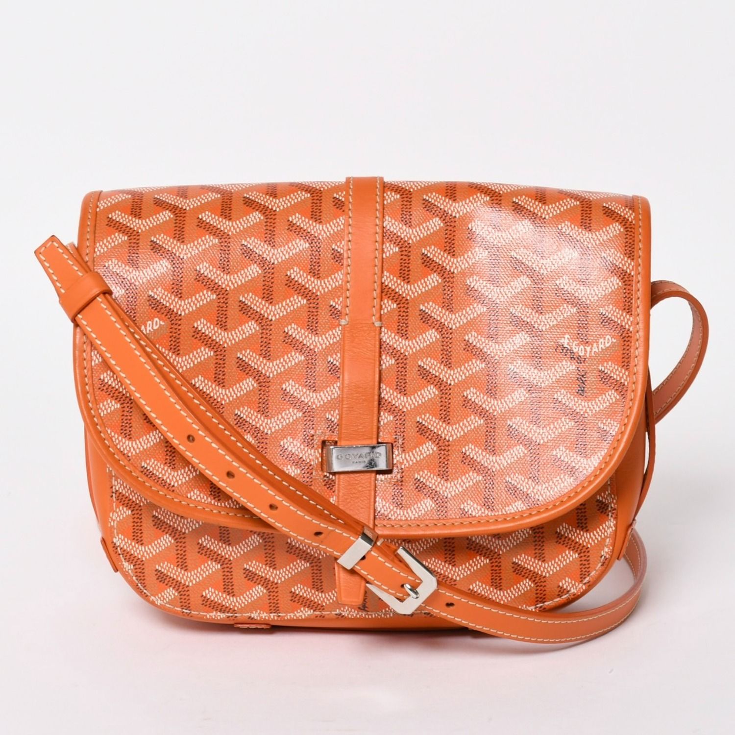 極美品 GOYARD ゴヤール ベルヴェデーレ PM ショルダーバッグ オレンジ