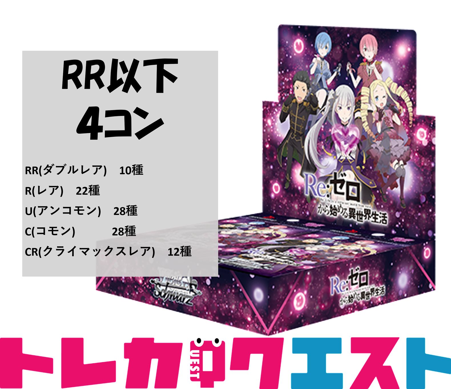ヴァイス/ RR以下4コン 「Re:ゼロから始める異世界生活」Vol.4 - メルカリ