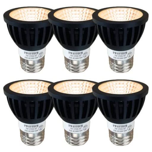 Fwaytech ledスポット e26 調光器対応 レフランプ 7W ハロゲン電球60W~75W相当 ダクトレールLEDスポットライト 密閉器具対応