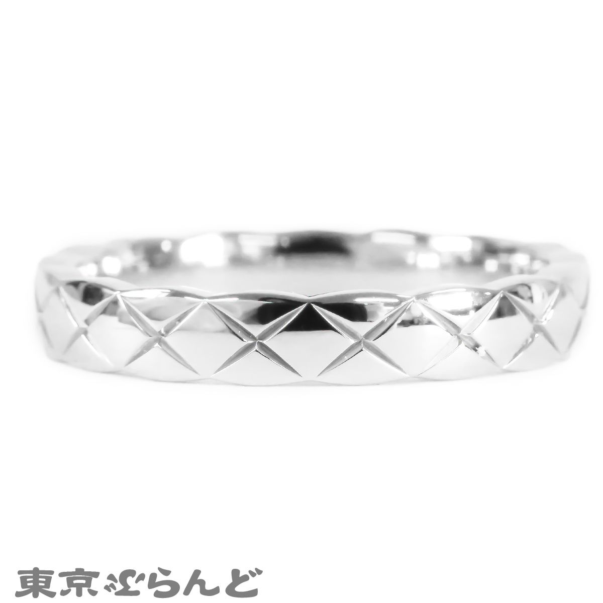シャネル CHANEL ココクラッシュ ミニ リング プラチナ Pt950 14号相当