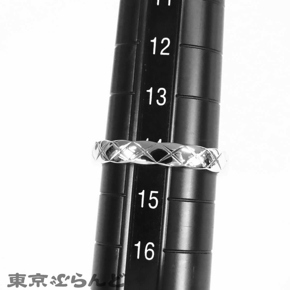 シャネル CHANEL ココクラッシュ ミニ リング プラチナ Pt950 14号相当