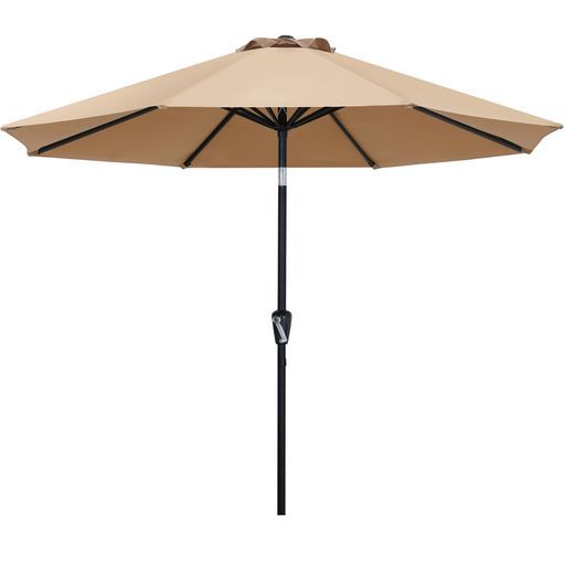 ABCCANOPY ガーデンパラソル 風に強い 遮陽傘 日除け ベランダ 庭傘 屋外用 大型 アウトドアパラソル 230cm/270cm 角度調整可能