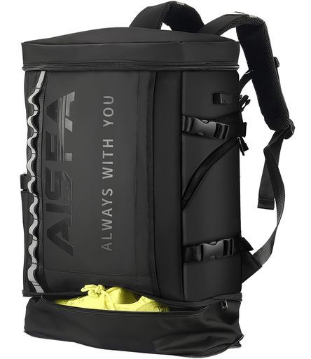 [AISFA] リュック メンズ 登山 リュックサック スクエア バックパック 大容量 防水 15.6インチ PC ビジネスリュック ラップトップバッ