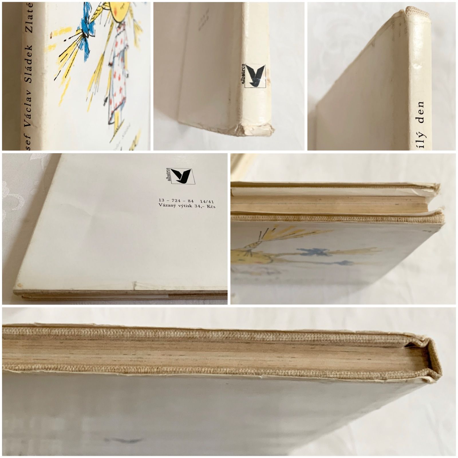 1982年 チェコ画家アドルフ・ザーブランスキーのビンテージ絵本 slunce