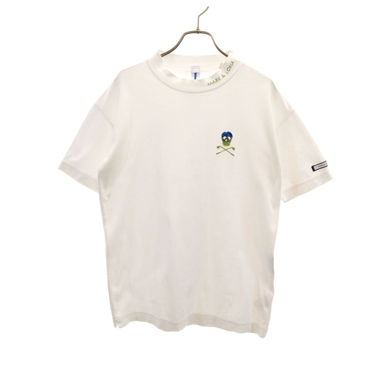 MARK&LONA マークアンドロナ 日本製 ゴルフ 半袖 モックネック Tシャツ