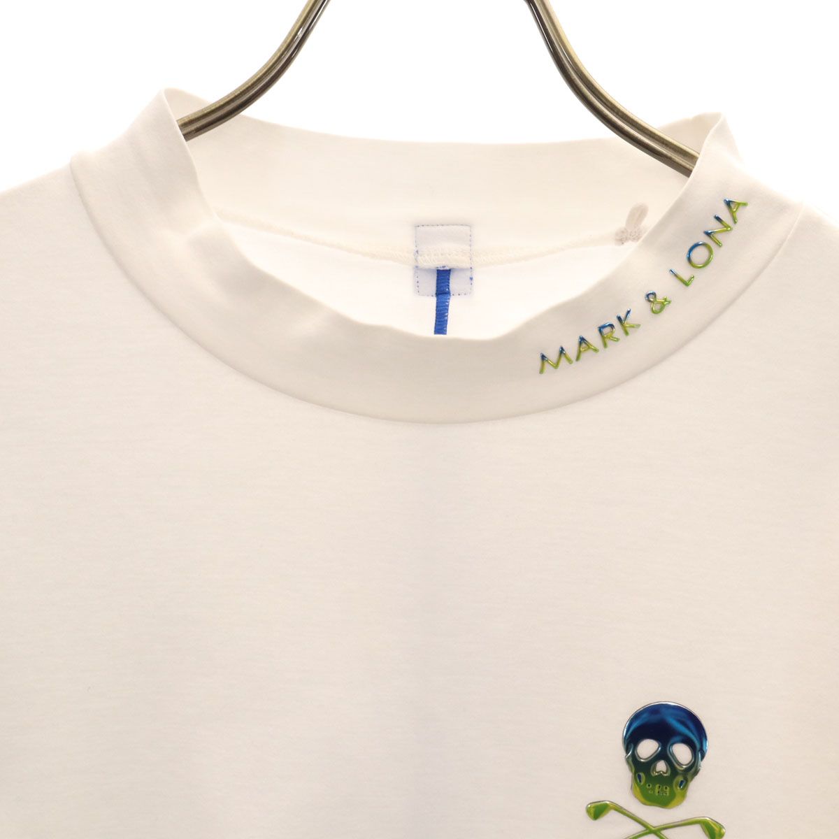 未使用✨マークアンドロナ 半袖Tシャツ モックネック ドクロ 白 L 未使用✨マークアンドロナ 半袖Tシャツ モックネック ドクロ 白 L 楽天