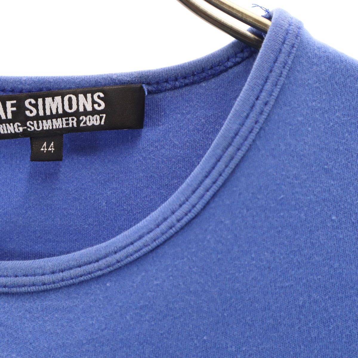 RAF SIMONS ラフシモンズ 2007ss カットオフ タンクトップ 44 ブルー