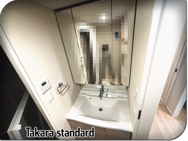 ■展示品■未使用品■Takara standard/タカラスタンダード■W90■三面鏡/ミラーキャビネット/洗面化粧台■25万■khhx2960k
