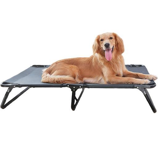 ペットベッド 脚付きコット型 猫/犬ベッド ベッドクッション 耐噛み 耐汚れ素材 室内室外用 通年利用 マット付き 取り外し可 洗える 携帯に便利 組