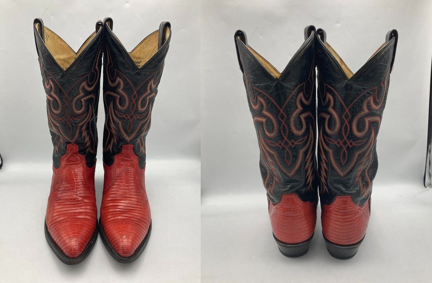 TONY LAMA トニーラマ リザード ウエスタンブーツ サイズ 7 1/2 中古
