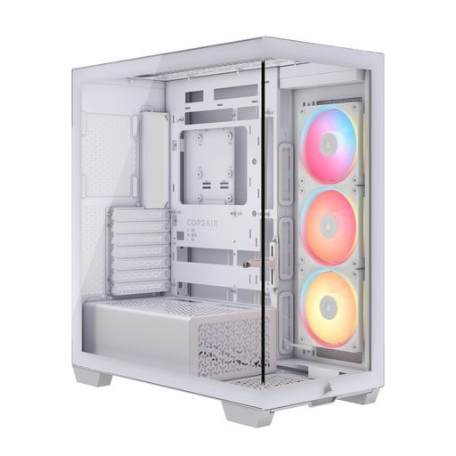 CORSAIR 3500X LX-R RGB iCUE LINKミドルタワーPCケース ? 3基の標準搭載LX120-R RGBリバースファン搭載 ?