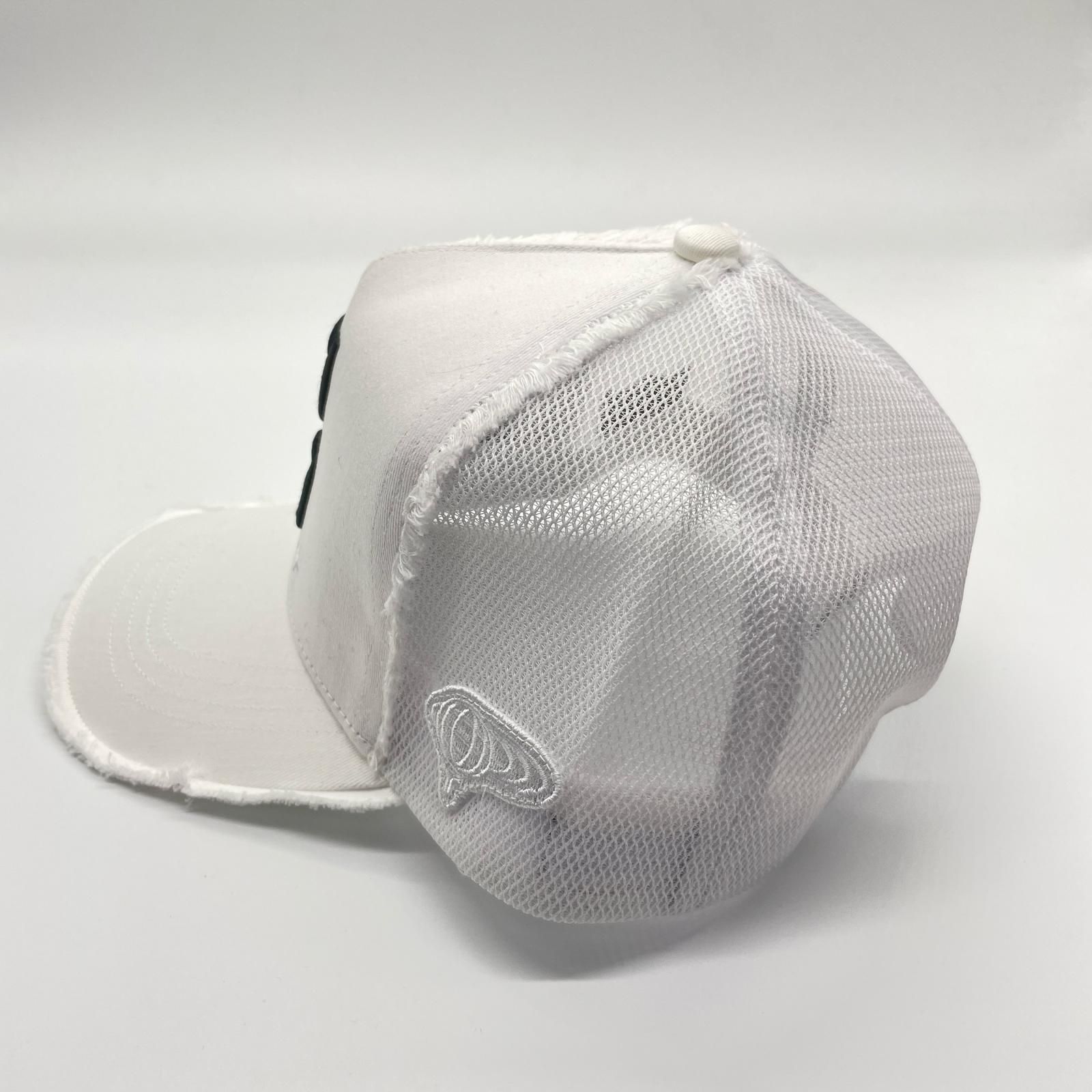 中古 ビームスゴルフ BEAMSGOLF キャップ 白 ホワイト YOSHINORI