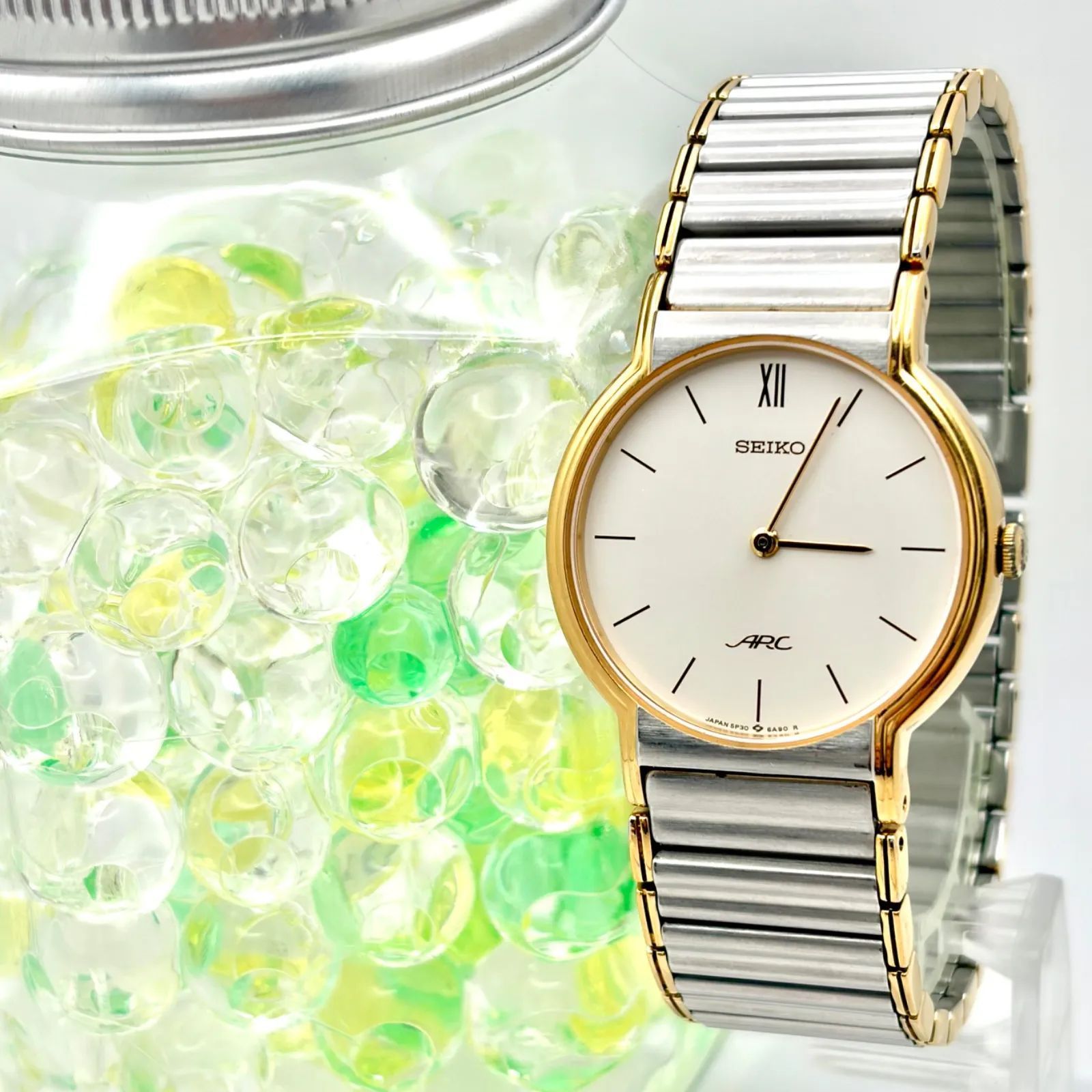 【新品電池】SEIKO セイコー ARC アーク レディース 腕時計 5P30-6A70 666015