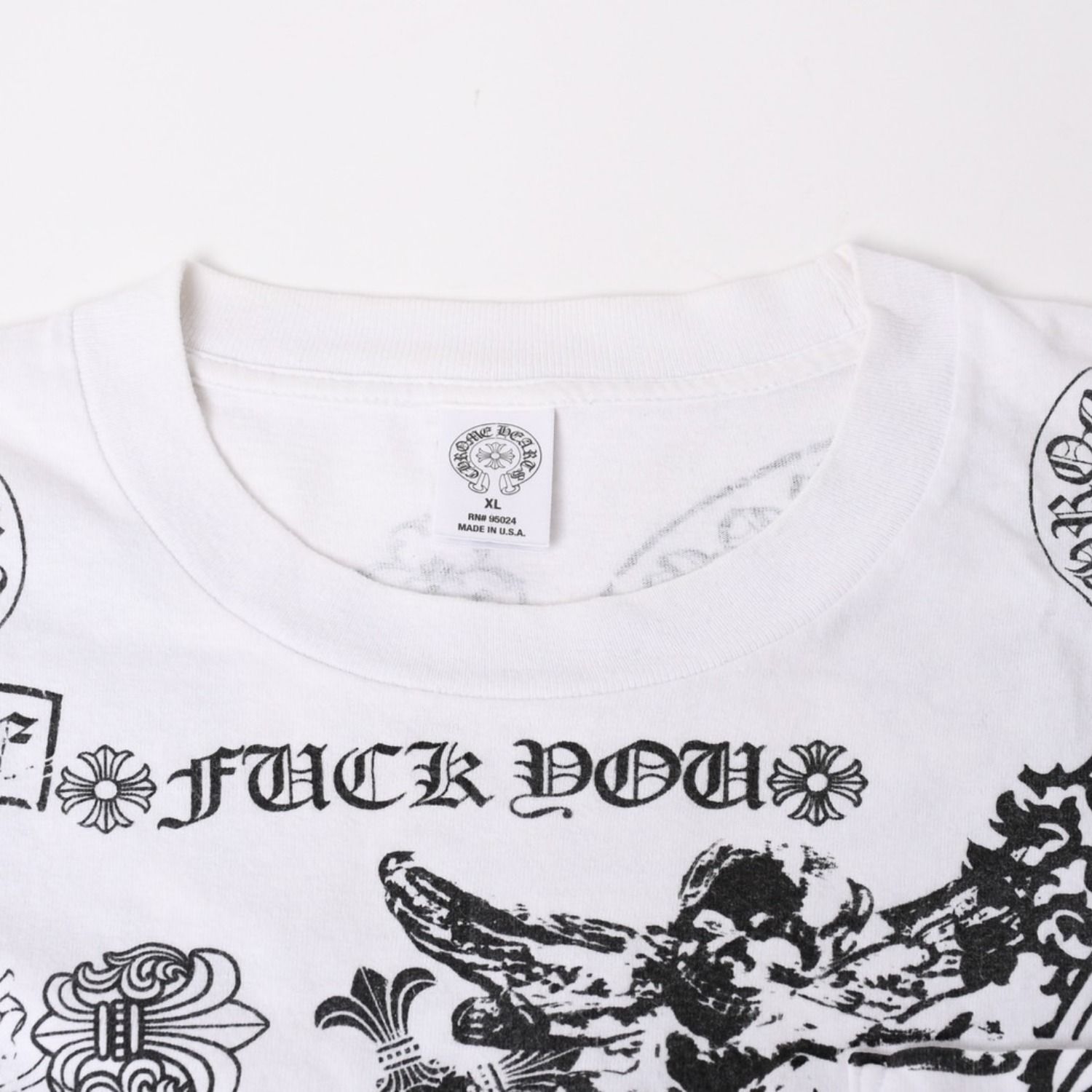 CHROME HEARTS クロムハーツ ポケットTシャツ CHクロス セメタリー