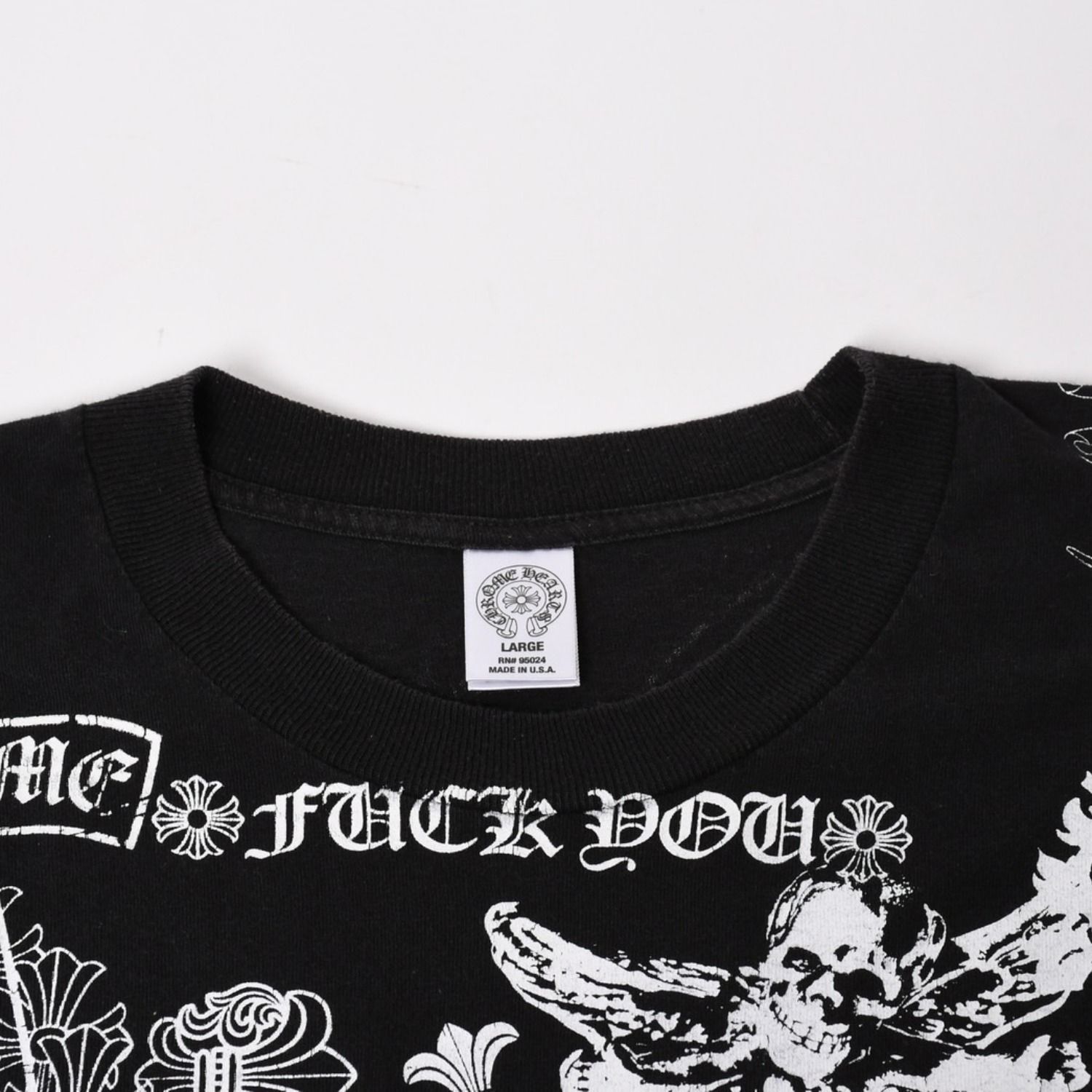 CHROME HEARTS クロムハーツ ポケットTシャツ CHクロス セメタリー