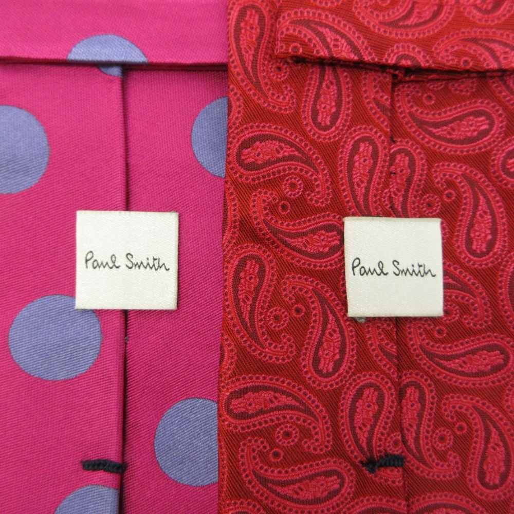 ポールスミス PAUL SMITH ネクタイ 2本セット 絹 シルク レギュラー