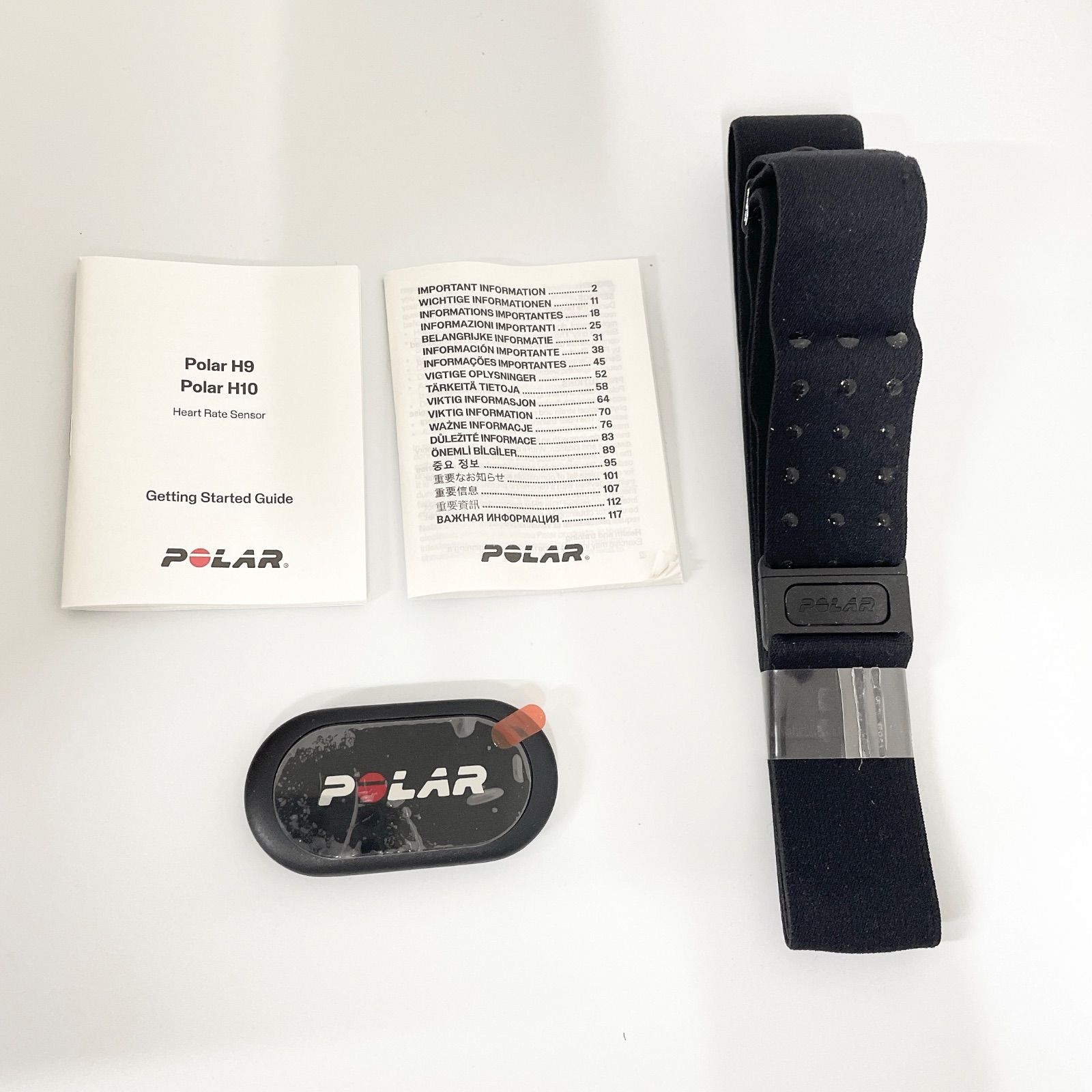 POLAR ポラール 心拍センサー ANT+＆Bluetooth H10 N M-XXL【Aランク