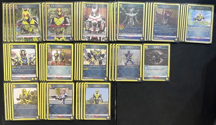 UNIONARENA ユニオンアリーナ 仮面ライダー ゼロワン デッキ パーツ デッキ】仮面ライダー 黄 ゼロワン 【UNIONARENA】 ユニアリ - メルカリ