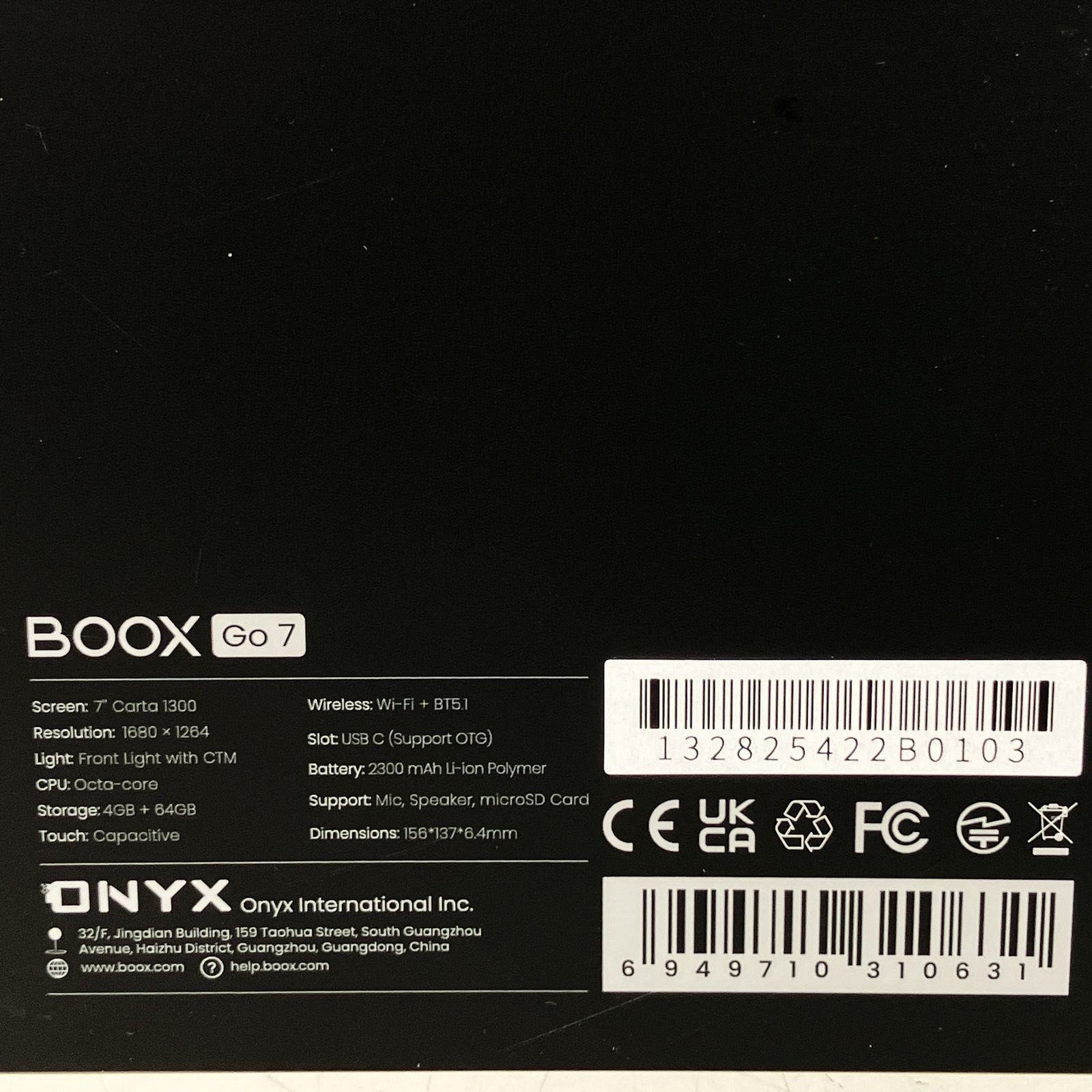 BOOX GO7 7インチ 電子書籍リーダー 中古 - メルカリ