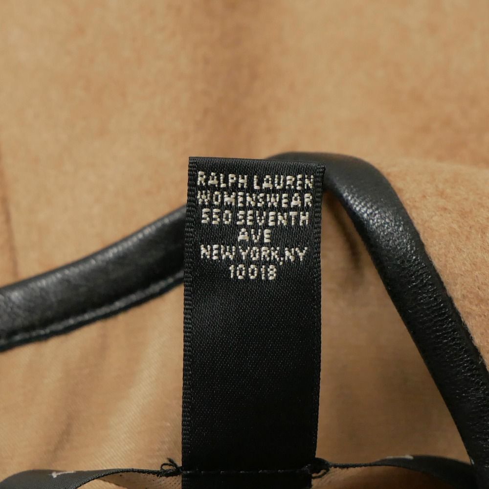 □美品□RALPH LAUREN ラルフローレン ワンピース サイズ2 キャメル 羊