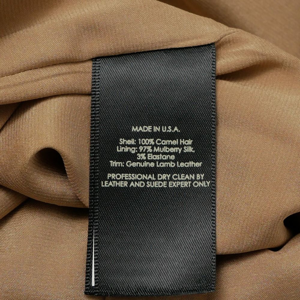 □美品□RALPH LAUREN ラルフローレン ワンピース サイズ2 キャメル 羊