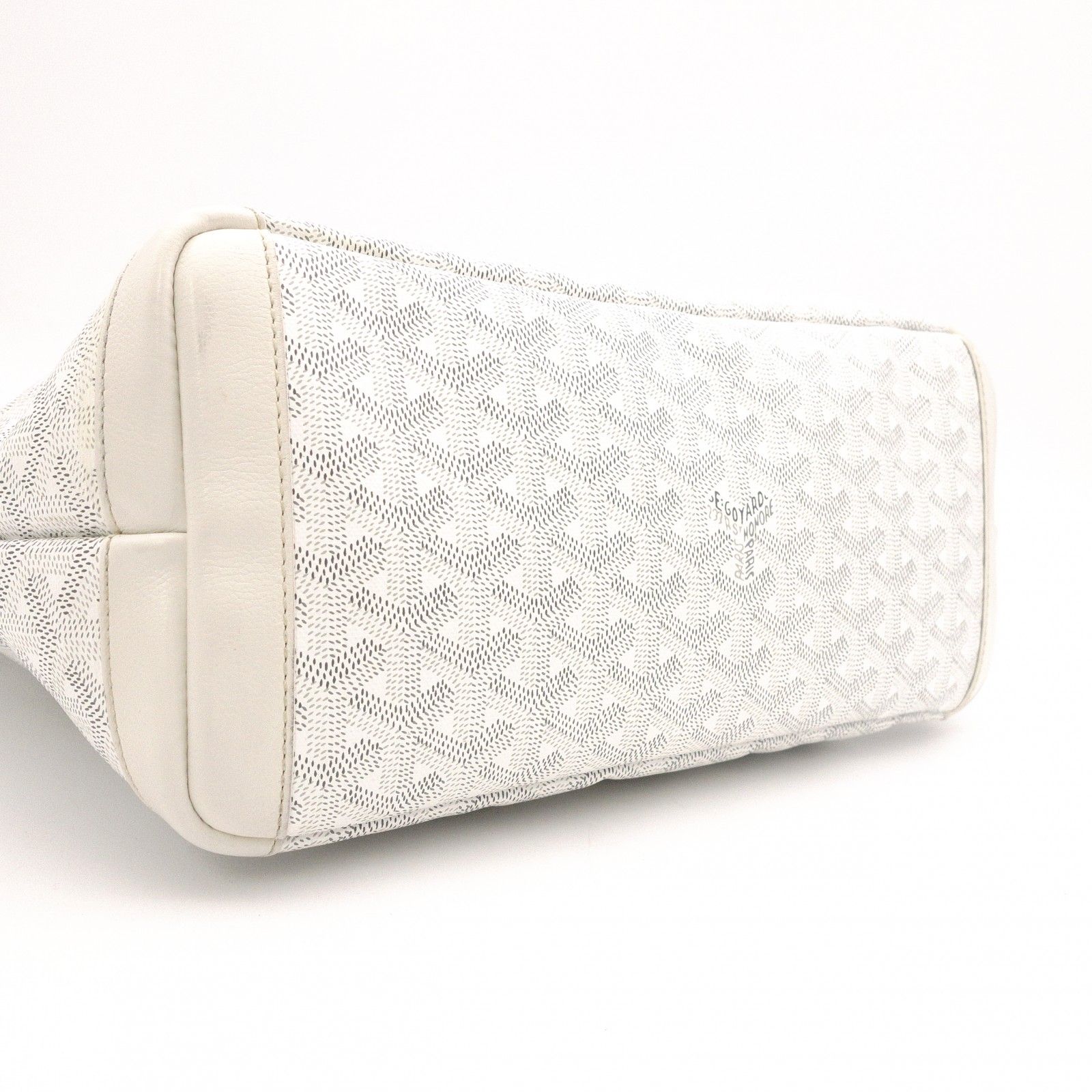 GOYARD ゴヤール アルトワ PM トートバッグ/PVC/レザー ホワイト