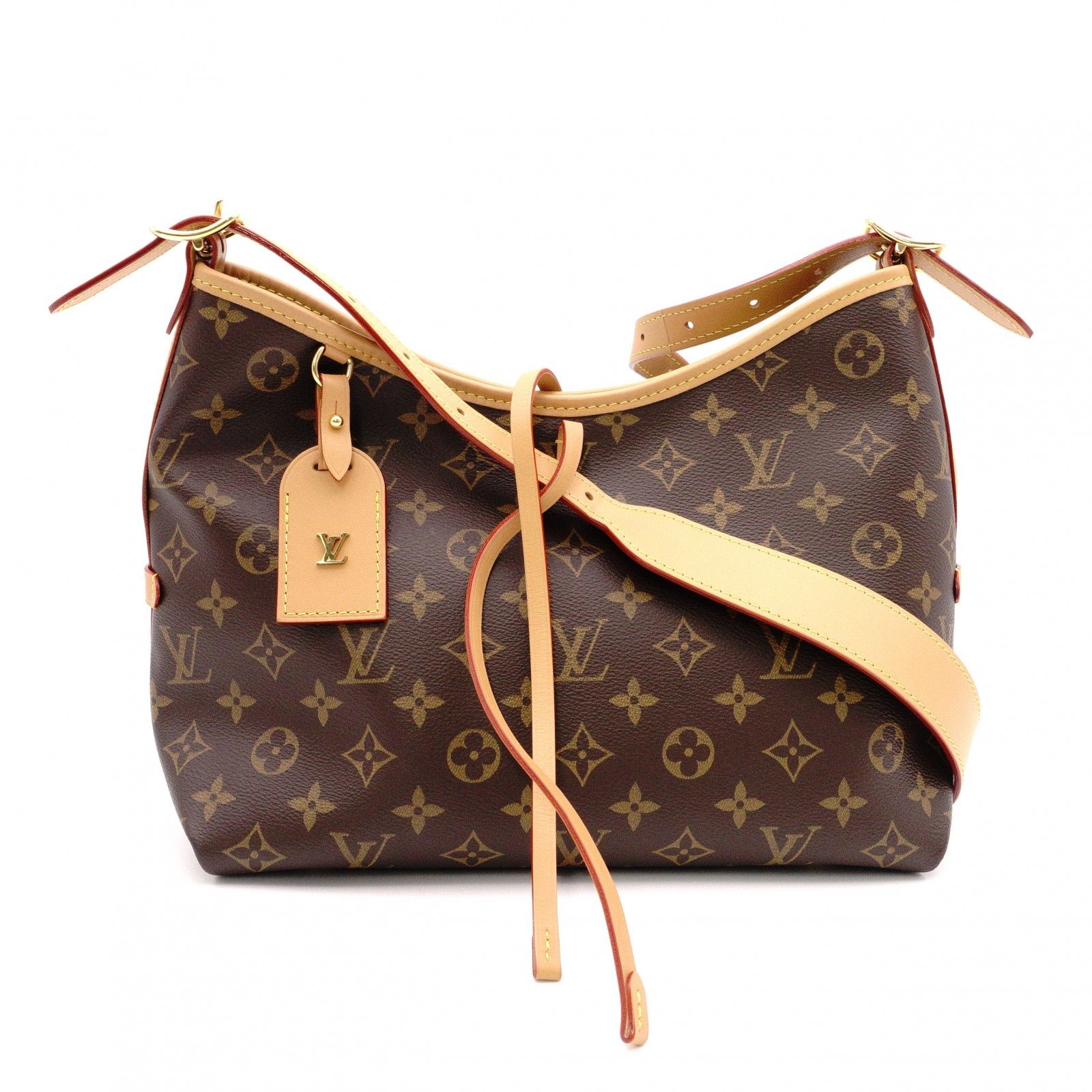 LOUIS VUITTON ルイ ヴィトン キャリーオール NM PM モノグラム キャンバス ショルダーバッグ PVC/レザー ブラウン レディース 221,430円