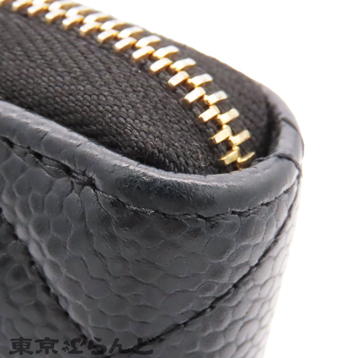 シャネル CHANEL クラシック ロングジップ ウォレット AP0242 ブラック