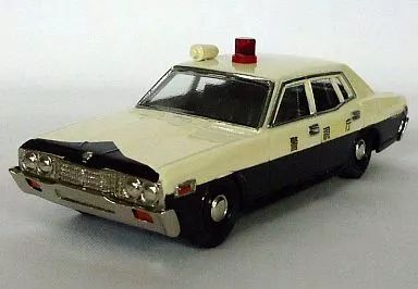 【中古】ミニカー 1/43 セドリック TYPE330 パトカー (ホワイト×ブラック) 「アンチモニーコレクション」