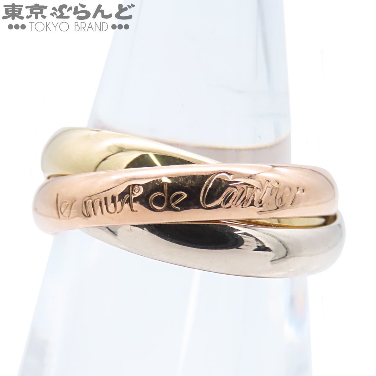 カルティエ CARTIER トリニティ スリーカラーゴールド K18YG K18PG