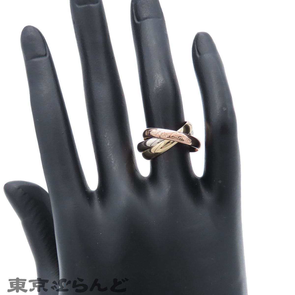 カルティエ CARTIER トリニティ スリーカラーゴールド K18YG K18PG