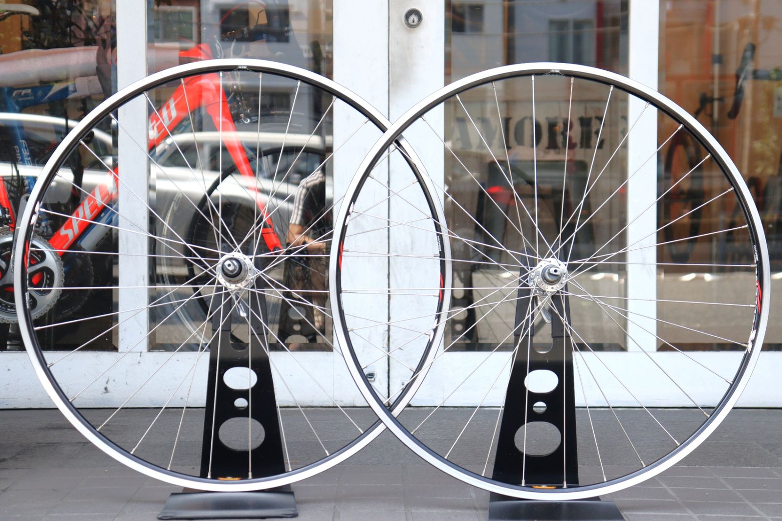 アンブロッシオ AMBROSIO エクセレンス EXCELLENCE リム デュラエース DURA-ACE 7900 ハブ 手組 アルミ クリンチャー ホイールセット シマノ 9/10S ホイールセット 【横浜店】 28,296円