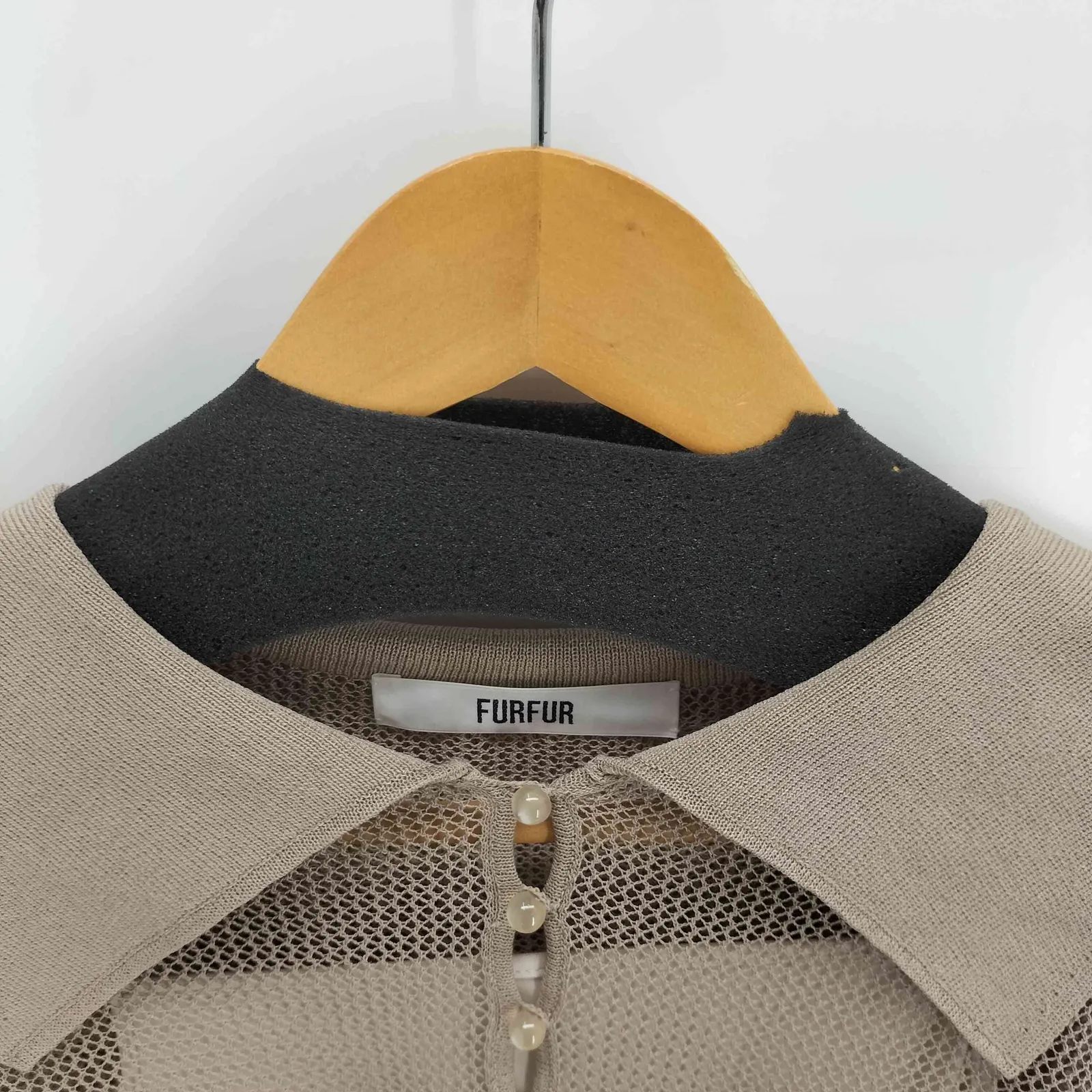 ファーファー furfur 透かし編みニットワンピース レディース ONE SIZE 