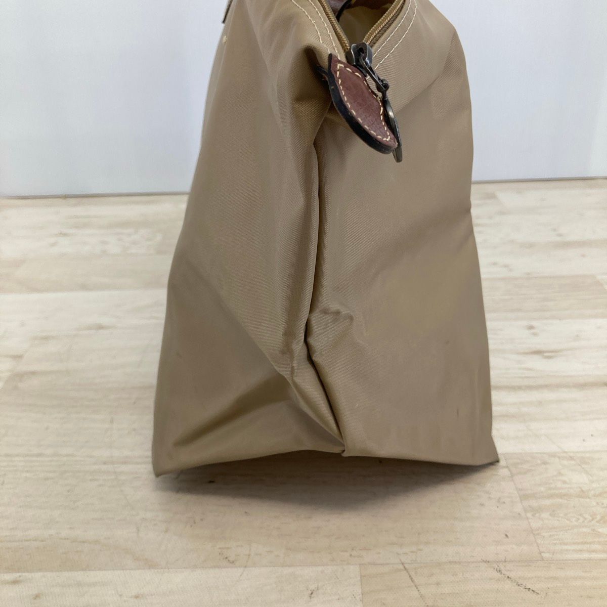 LONGCHAMP ロンシャン トートバッグ/ハンドバッグ ベージュ×ブラウン