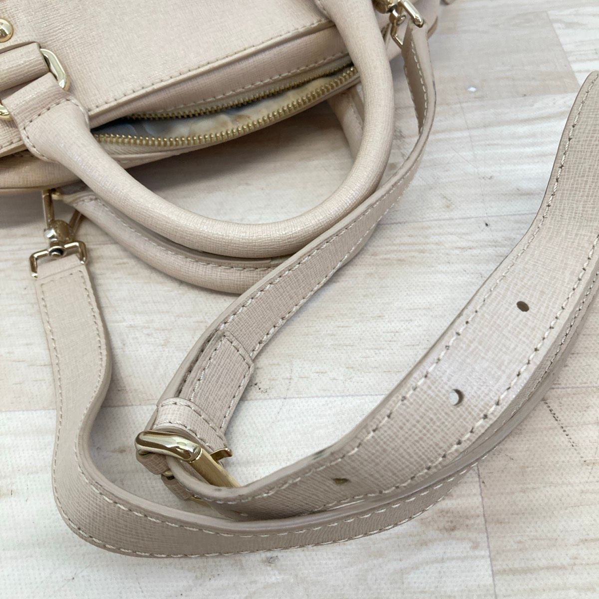 FURLA/フルラ 2way ハンドバッグ/ショルダーバッグ ベージュ系