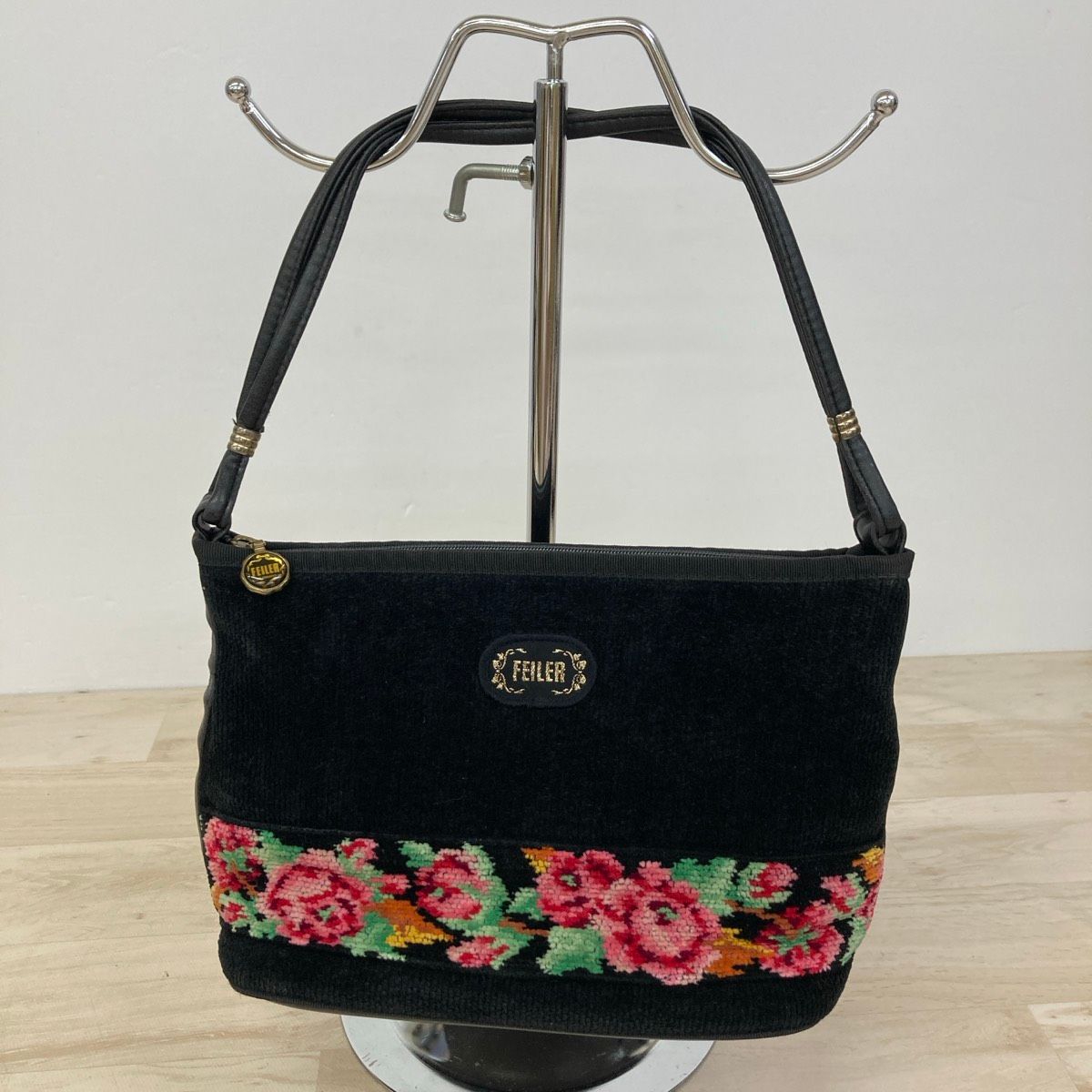 美品 FEILER/フェイラー ハンドバッグ/セミショルダーバッグ