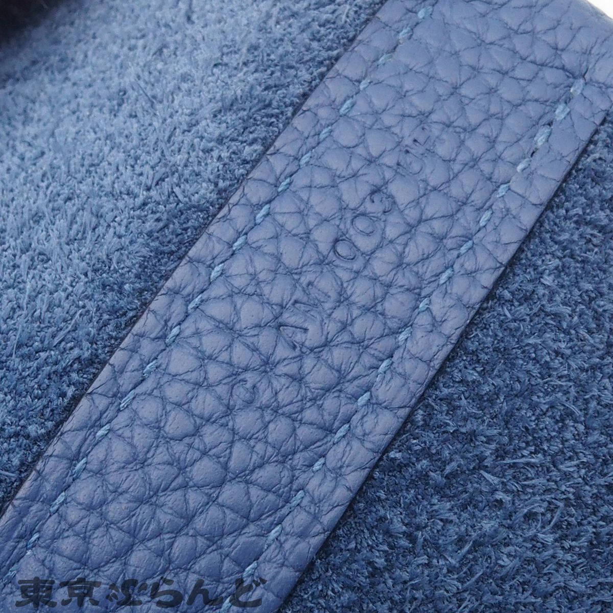 エルメス HERMES ピコタンロック GM C刻印 ブルーブライトン シルバー金具 トリヨンクレマンス 2018年 ハンドバッグ レディース 101885750