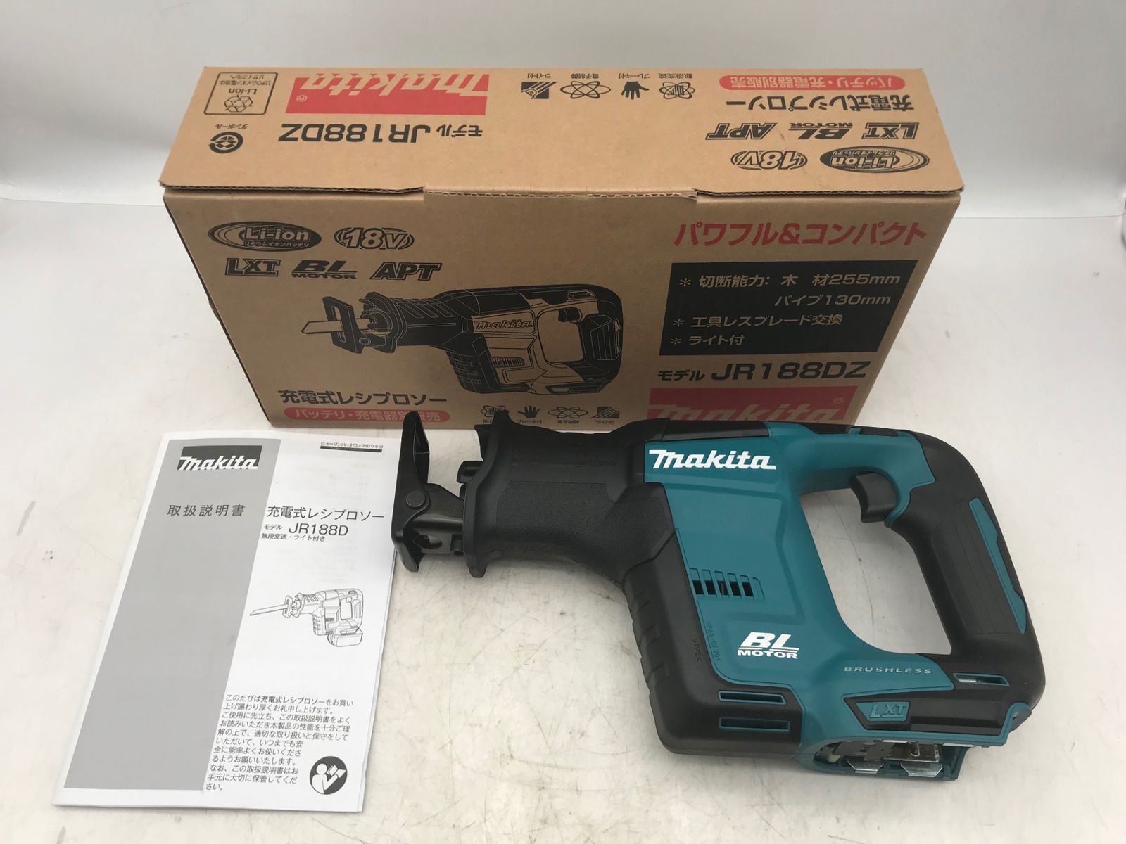 【中古品】Makita/マキタ JR188DZ ☆ 18v充電式レシプロソー 【本体のみ】 [IT_63TZW][小牧][M04]