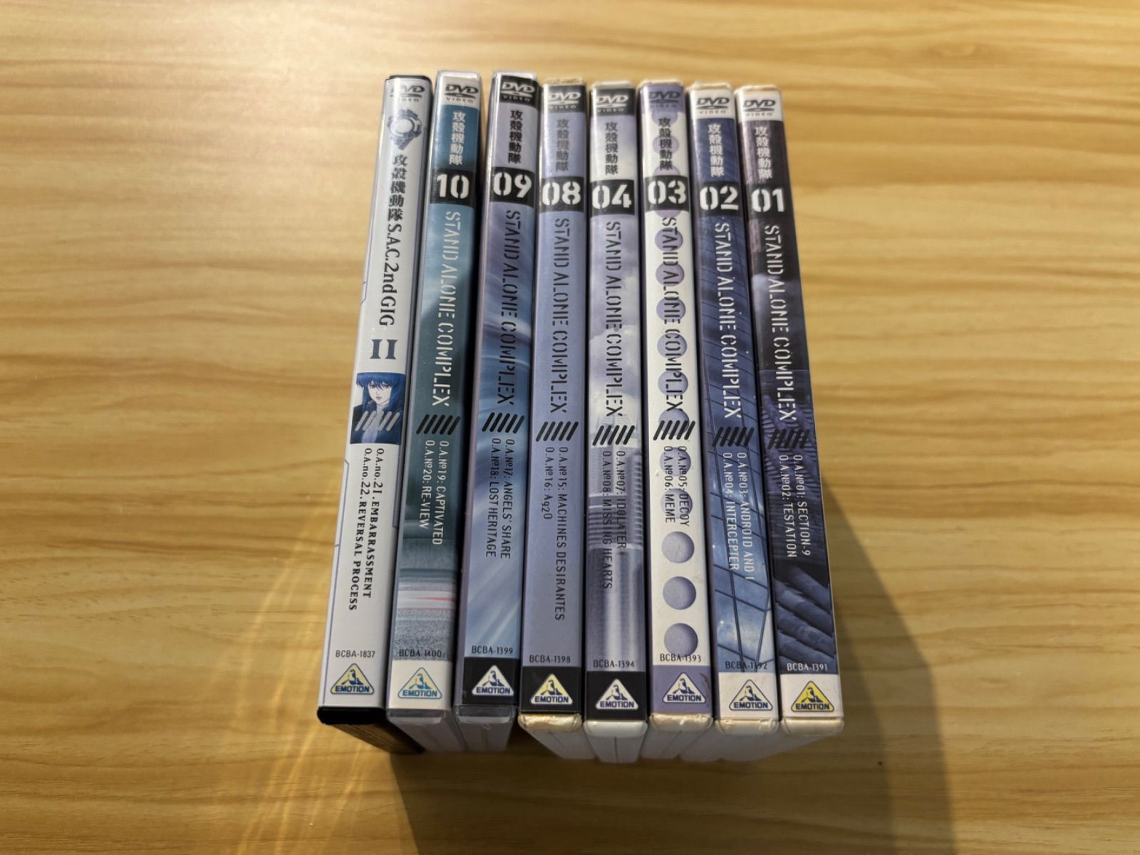 中古][DVD] 攻殻機動隊 8点セット／攻殻機動隊 STAND ALONE COMPLEX