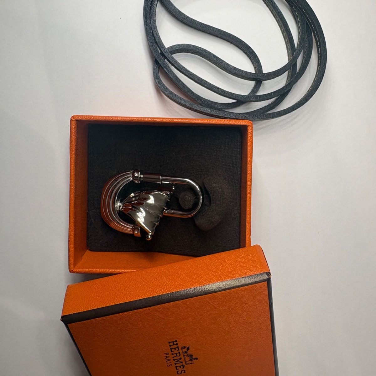 HERMES エルメス カデナ パリの風 ヨット シルバー YACHT 帆船