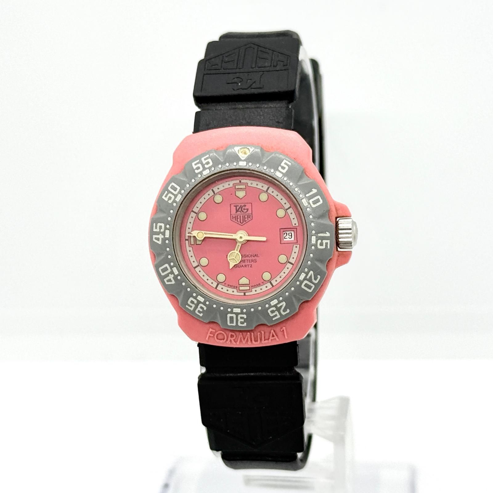 TAG HEUER タグホイヤー フォーミュラ1 ラバー 360.508 ピンク QZ