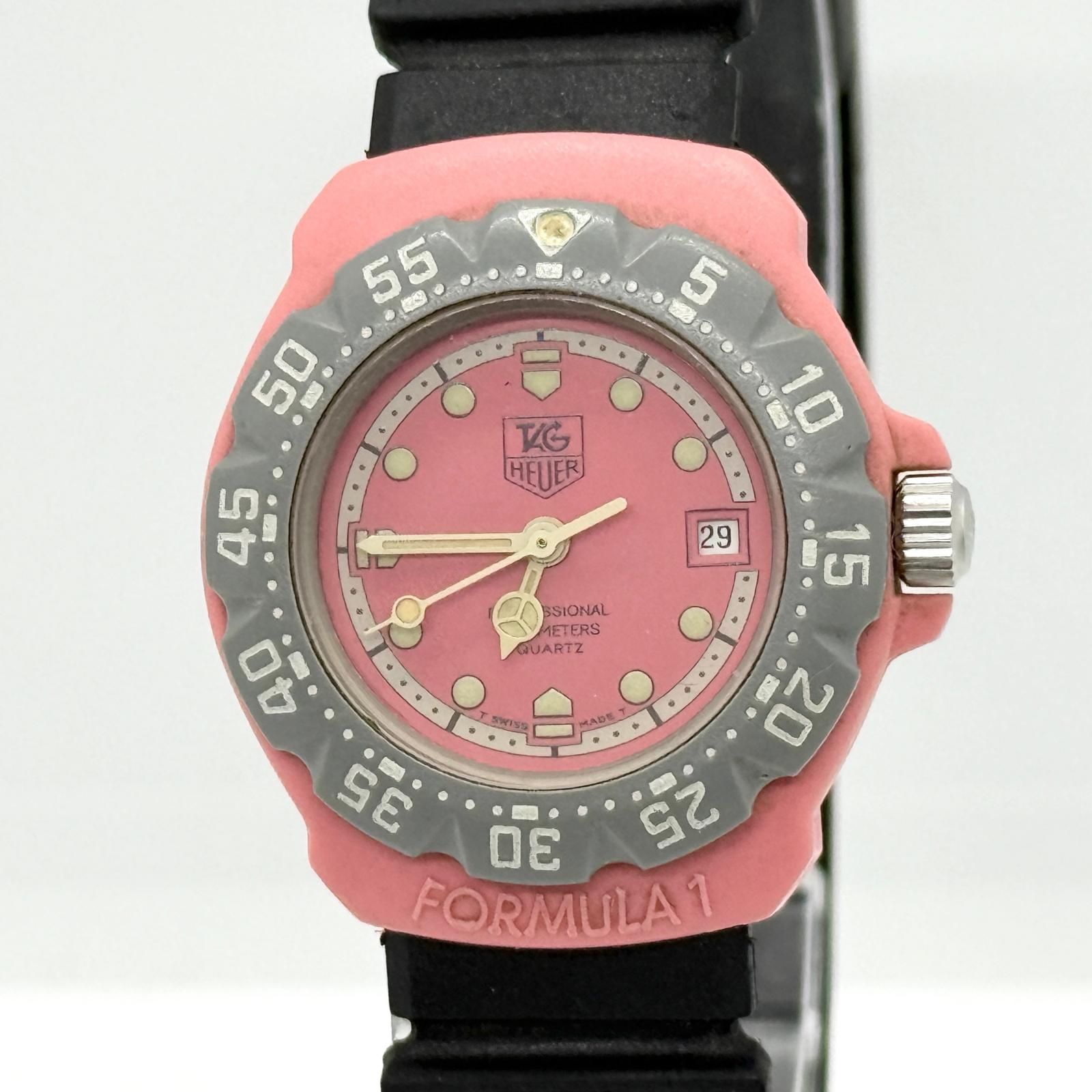 TAG HEUER タグホイヤー フォーミュラ1 ラバー 360.508 ピンク QZ